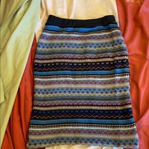 Skirt knitted